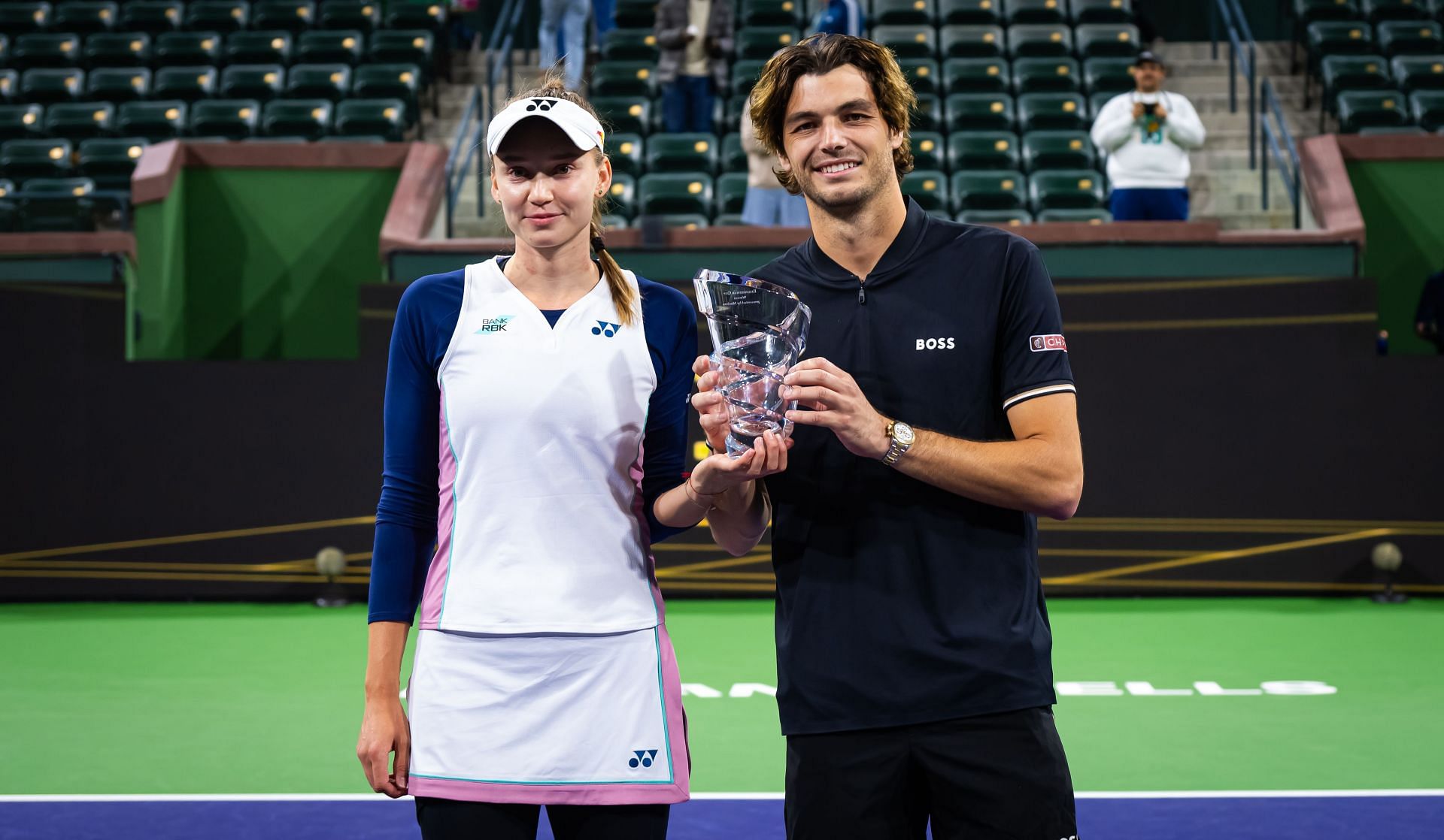 Fritz and Rybakina at the BNP Paribas Open - Previews - Source: Getty